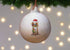 Sprocker Red & White Ceramic Bauble